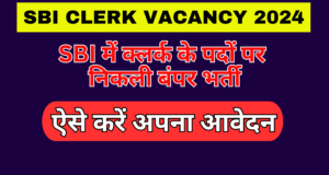 SBI Clerk Vacancy 2024 :- SBI में क्लर्क के पदों पर निकली बंपर भर्ती, ऐसे करें अपना आवेदन !