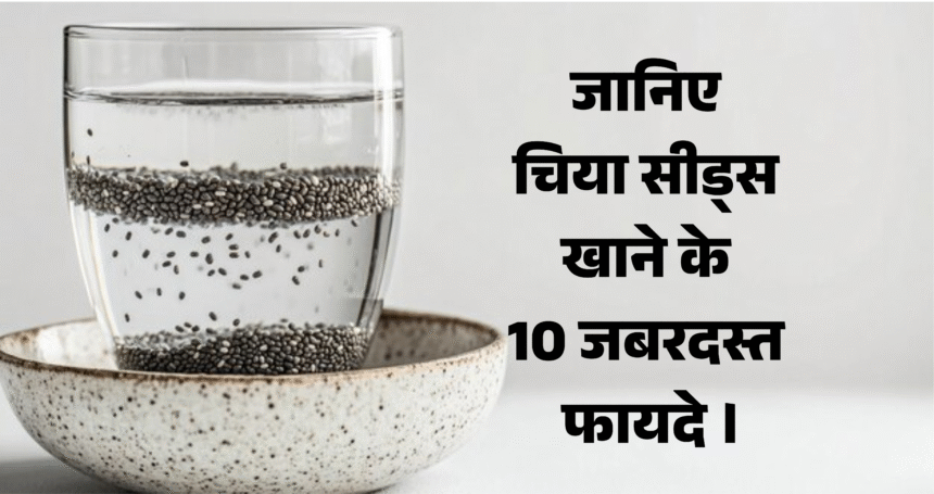 Chia Seeds Ke Fayde :- जानिए चिया सीड्स खाने के 10 जबरदस्त फायदे ।