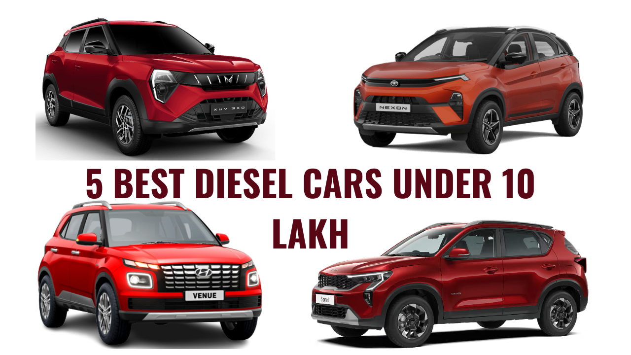 Best Diesel cars under 10 Lakh in India July 2025 :- ये हैं ज़बरदस्त माइलेज वाली 5 डीजल SUV, कीमत 10 लाख से भी कम !