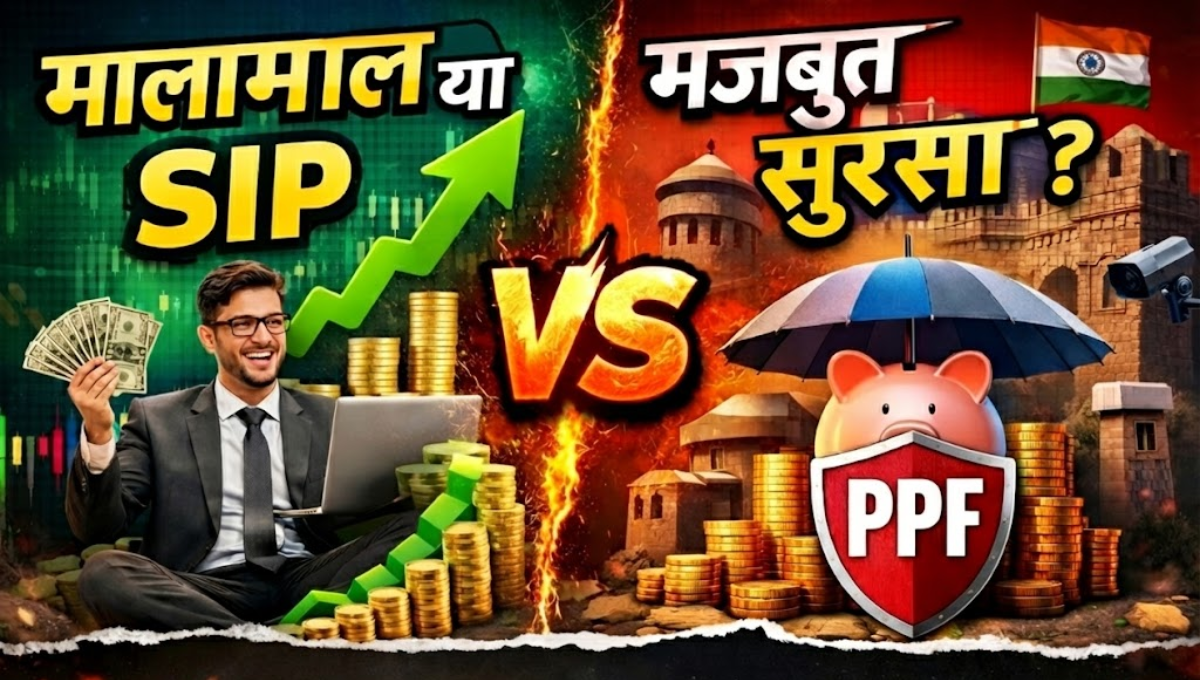 SIP vs PPF :- 15 साल के लिए SIP या PPF जानिए कौन सा विकल्प है बेहतर !