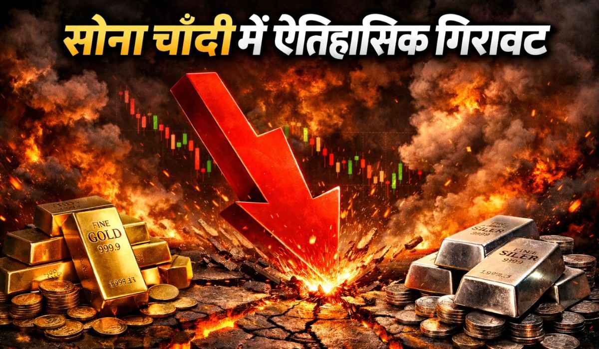 Gold Silver Price 31 January 2026 :- रिकॉर्ड ऊंचाई से सोने में ज़बरदस्त गिरावट, चाँदी भी हुई 1 लाख से ज्यादा सस्ती, जानिए आज का रेट !