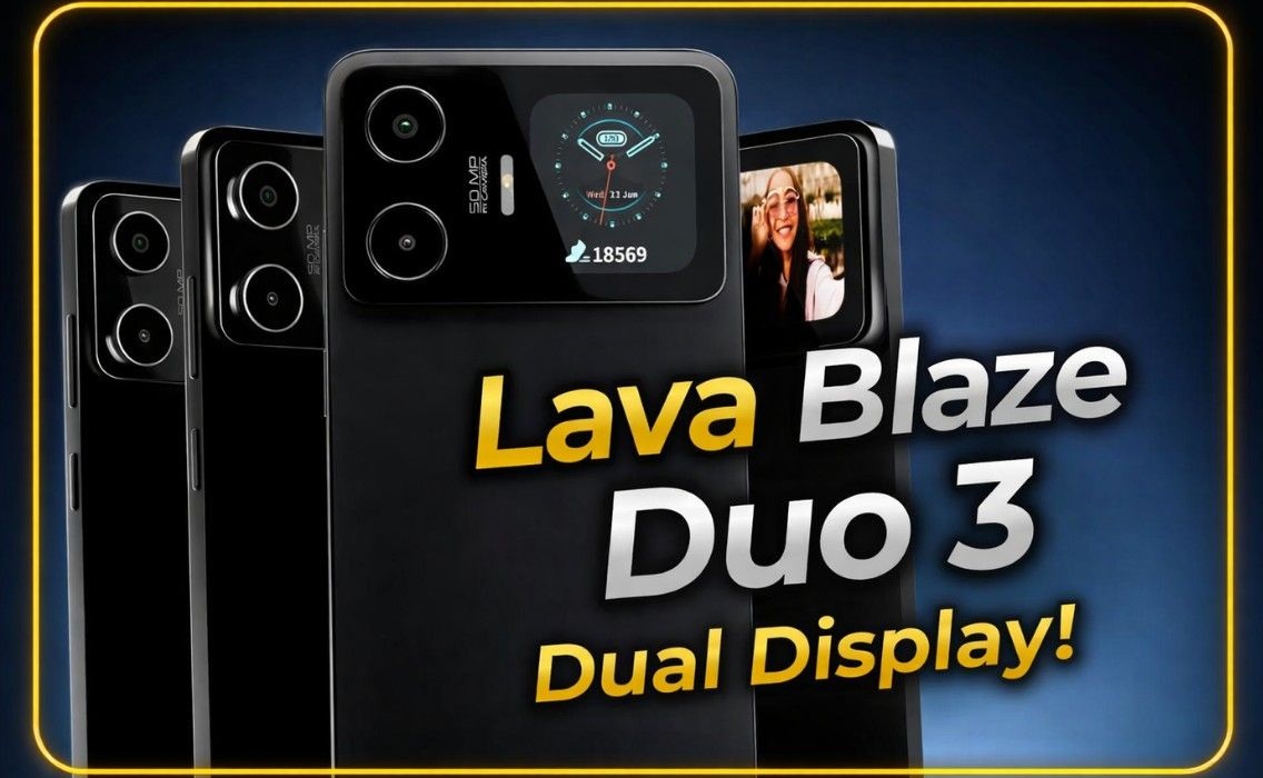 Lava Blaze Duo 3 :- डुअल AMOLED डिस्प्ले के साथ Lava ने लॉन्च किया Blaze Duo 3, जानिए इस फ़ोन के फीचर्स और कीमत !