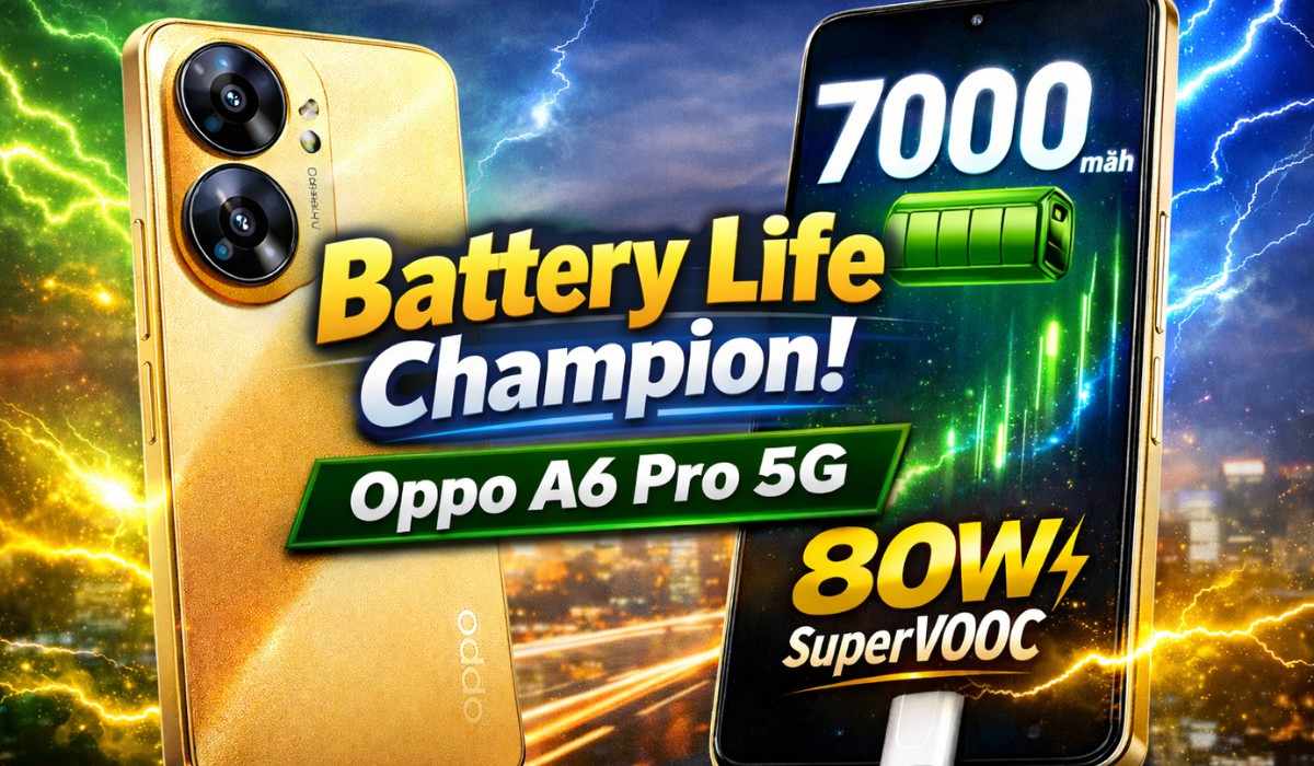 Oppo A6 Pro :- Oppo ने लॉन्च किया 40 दिन तक बैटरी बैकअप देने वाला धांसू स्मार्टफोन, जानिए कीमत और फीचर्स !