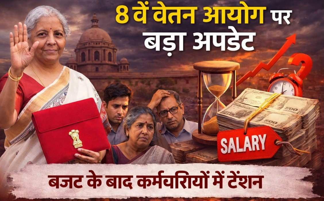 8th Pay Commission Update :- 8th Pay Commission पर बड़ा अपडेट, बजट के बाद कर्मचारियों टेंशन में !