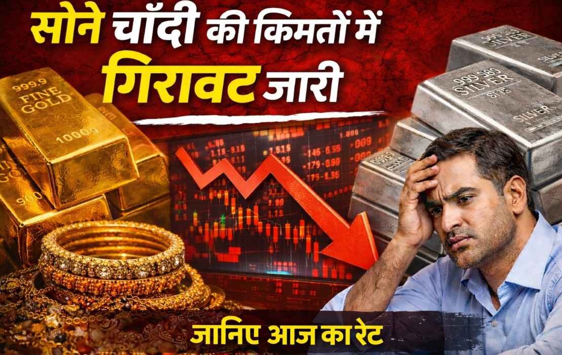 Gold Silver Price Today 2 February 2026 :- सोने चाँदी की कीमतों में गिरावट ज़ारी, जानिए आज कितना सस्ता हुआ सोने चाँदी !