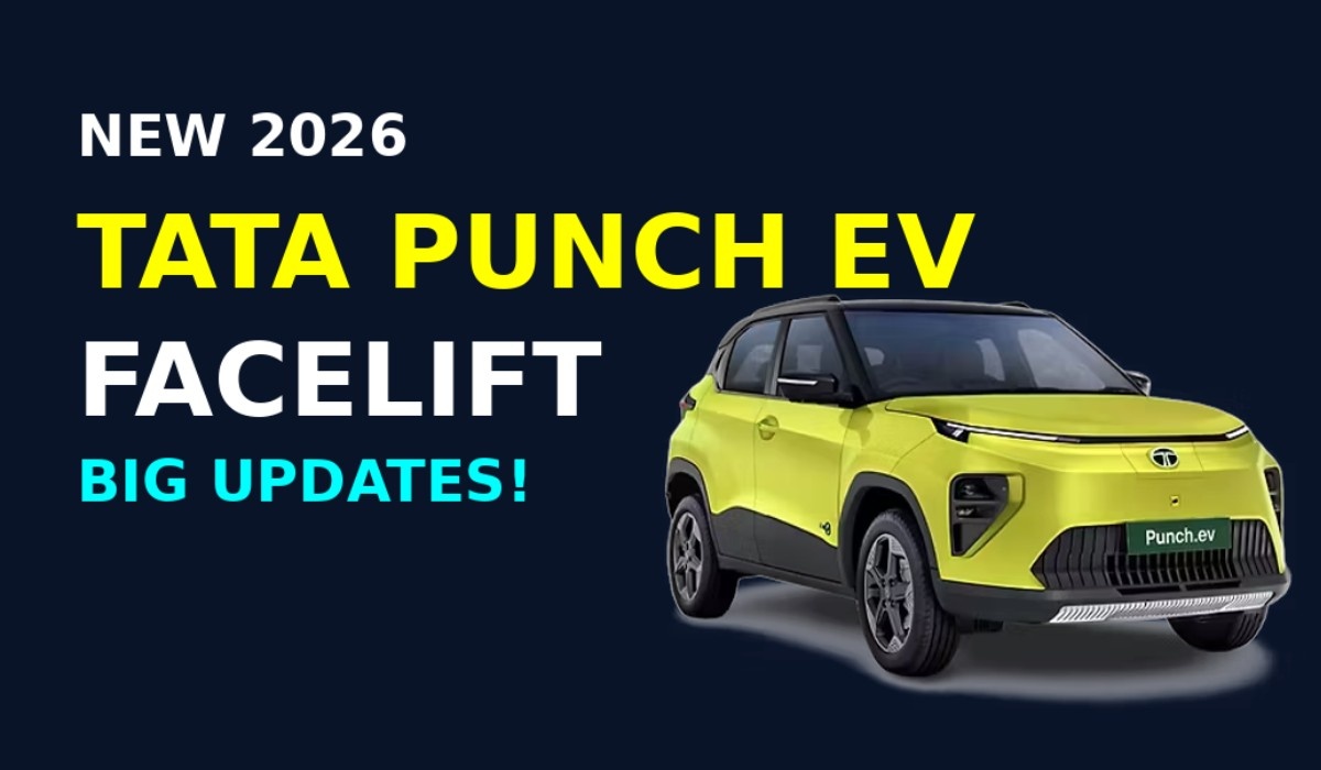 Tata Punch EV Facelift 2026 :- इस दिन लॉन्च होगी Tata Punch EV Facelift 2026, जानिए इस के फीचर्स और कीमत !