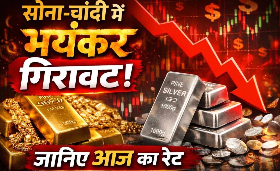 Gold Silver Prices 3 February 2026 :- रिकॉर्ड ऊंचाई के बाद चांदी में गिरावट ज़ारी,सोना भी 1.41 लाख पर आया, जानिए आज का रेट !