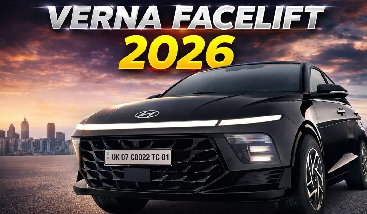Hyundai Verna Facelift 2026 :- 11 लाख से भी कम कीमत में ढेरों फीचर्स के Hyundai Verna साथ लॉन्च, देखिये सभी फीचर्स !