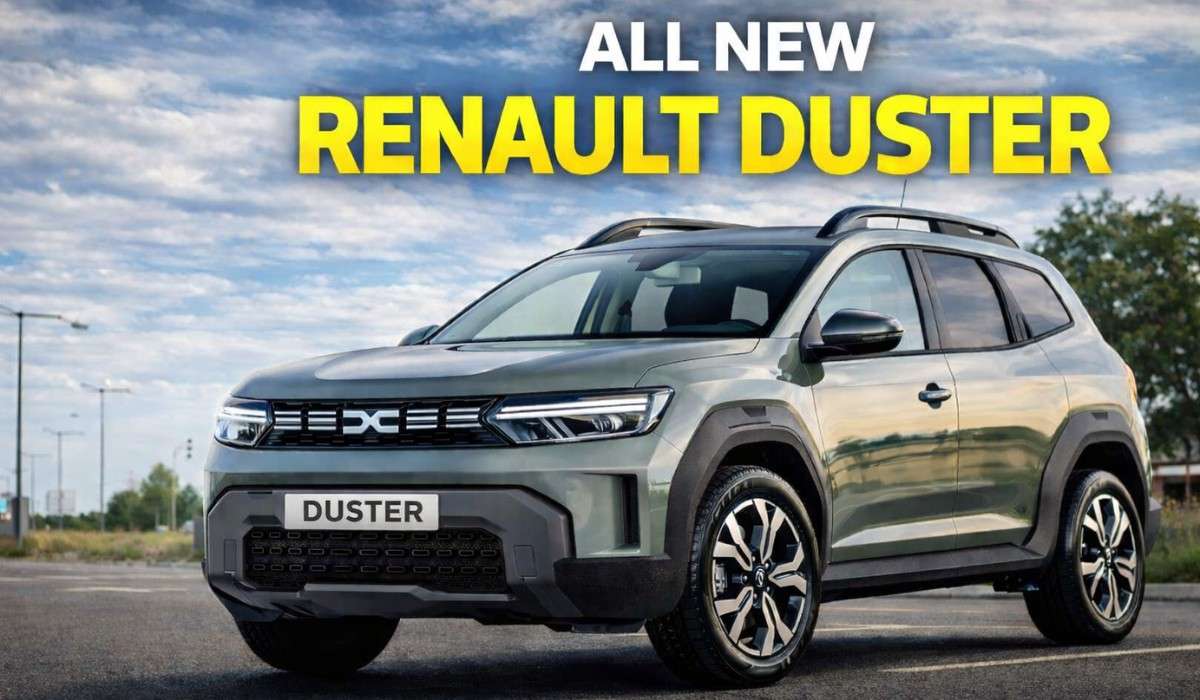 2026 Renault Duster :- प्रीमियम फीचर्स और 3 इंजन ऑप्शन के साथ Renault कल लॉन्च करेगा Duster, जानिए कितनी होगी कीमत !