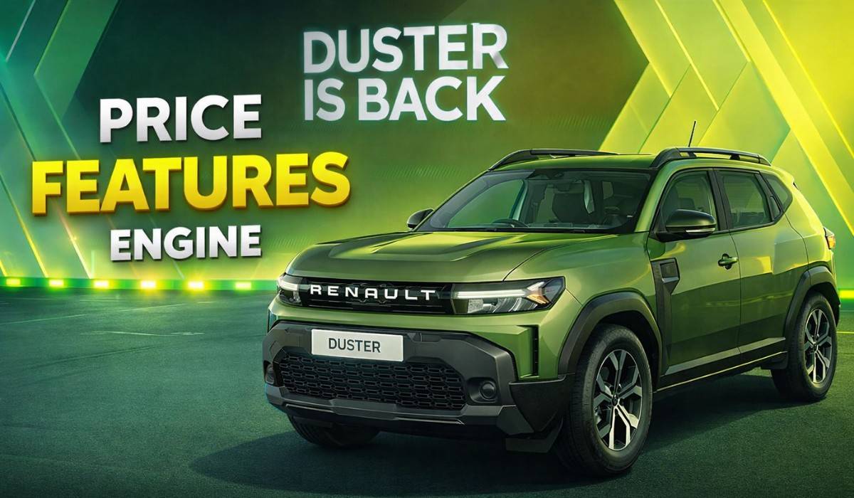 Renault Duster Price :- 11 लाख से भी कम कीमत में Renault ने लॉन्च की नई Duster, जानिए फीचर्स और सभी वेरिएंट्स की कीमत !