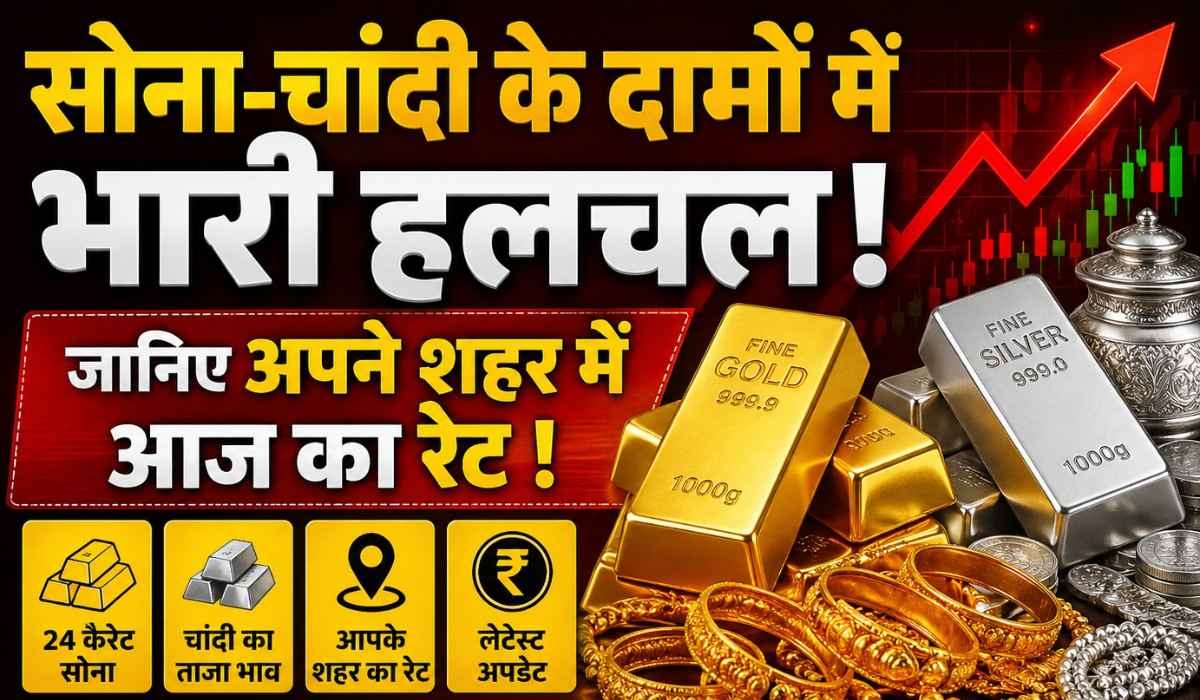 Gold Silver Price Today 29 April In India :- सोना-चांदी के दामों में भारी हलचल, जानिए अपने शहर में आज का रेट !