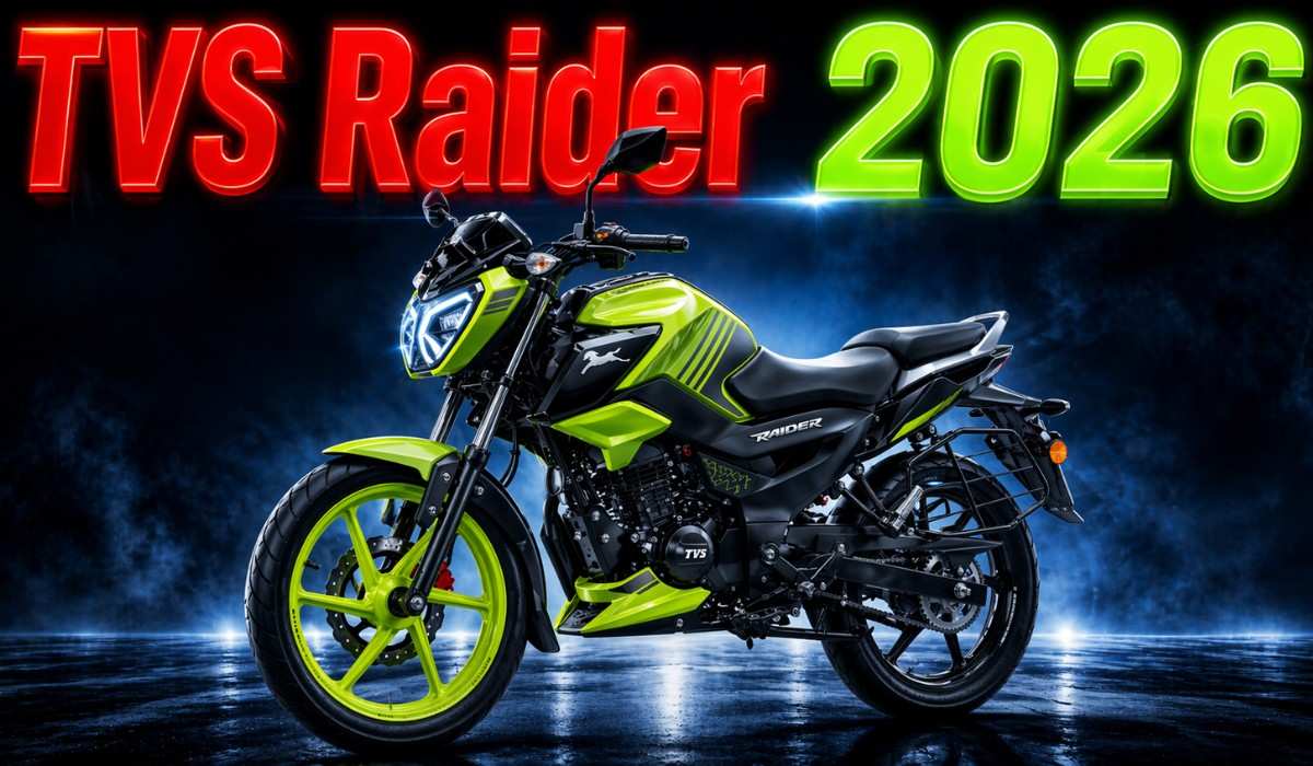 TVS Raider 125 2026 :- TVS ने हाई-टेक फीचर्स के साथ नए अवतार में लॉन्च की Raider 125, जानिए कीमत !