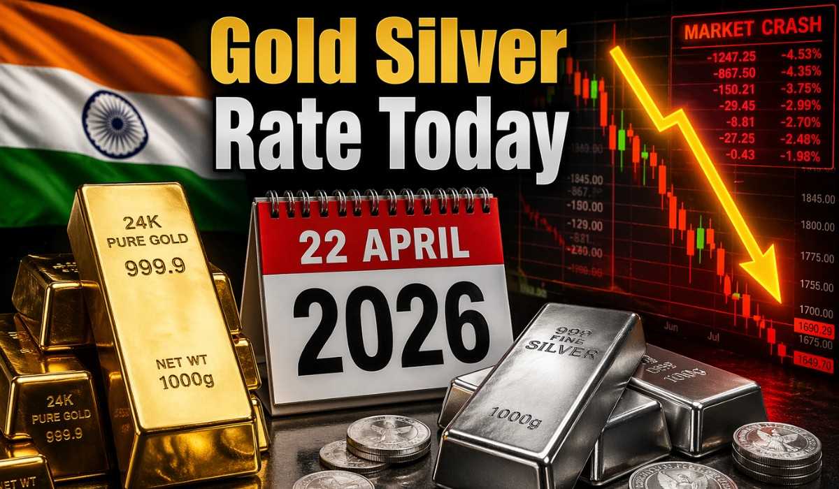 Gold Silver Price Today 22 April In India :- चांदी हुई 4 हज़ार महँगी सोने की कीमतों में भी उछाल, जानिए अपने शहर में आज के दाम !