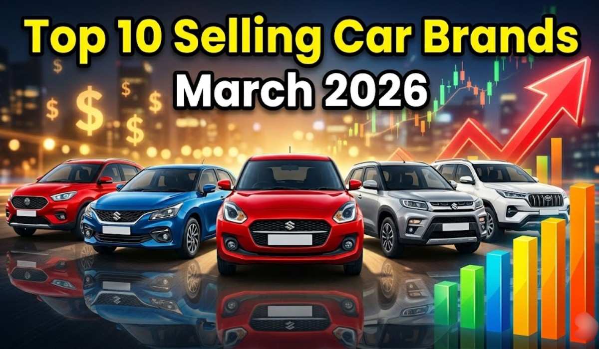 Top 10 Selling Car Brands March 2026 :- मार्च 2026 में इन 10 कंपनियों ने बेची सबसे ज्यादा कार, देखिए पूरी लिस्ट !