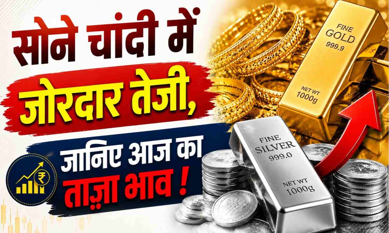 Gold Silver Price Today 27 August 2026 :- सोने चांदी में जोरदार तेजी, जानिए आज का ताज़ा भाव !