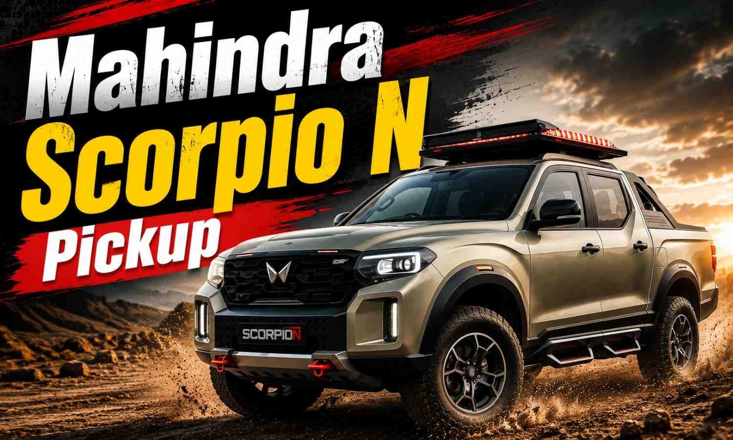 Mahindra Scorpio N Pickup दमदार लुक और शानदार फीचर्स के साथ इस दिन लॉन्च होगा !