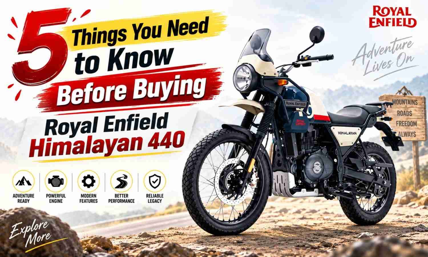 Royal Enfield Himalayan 440 खरीदने से पहले जानिए ये 5 बातें !
