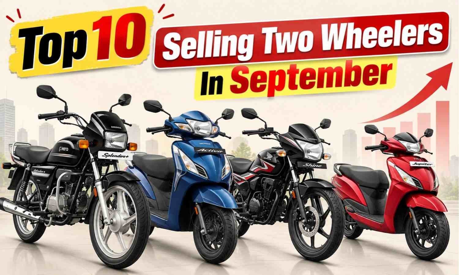 Top 10 Best Selling Two Wheelers September 2026 :- सितंबर में भारतीयों ने जमकर खरीदीं ये 10 टू-वीलर, देखें पूरी लिस्ट !